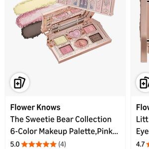 Flower Knows Sweetie Bear Palette - Pink and Gold